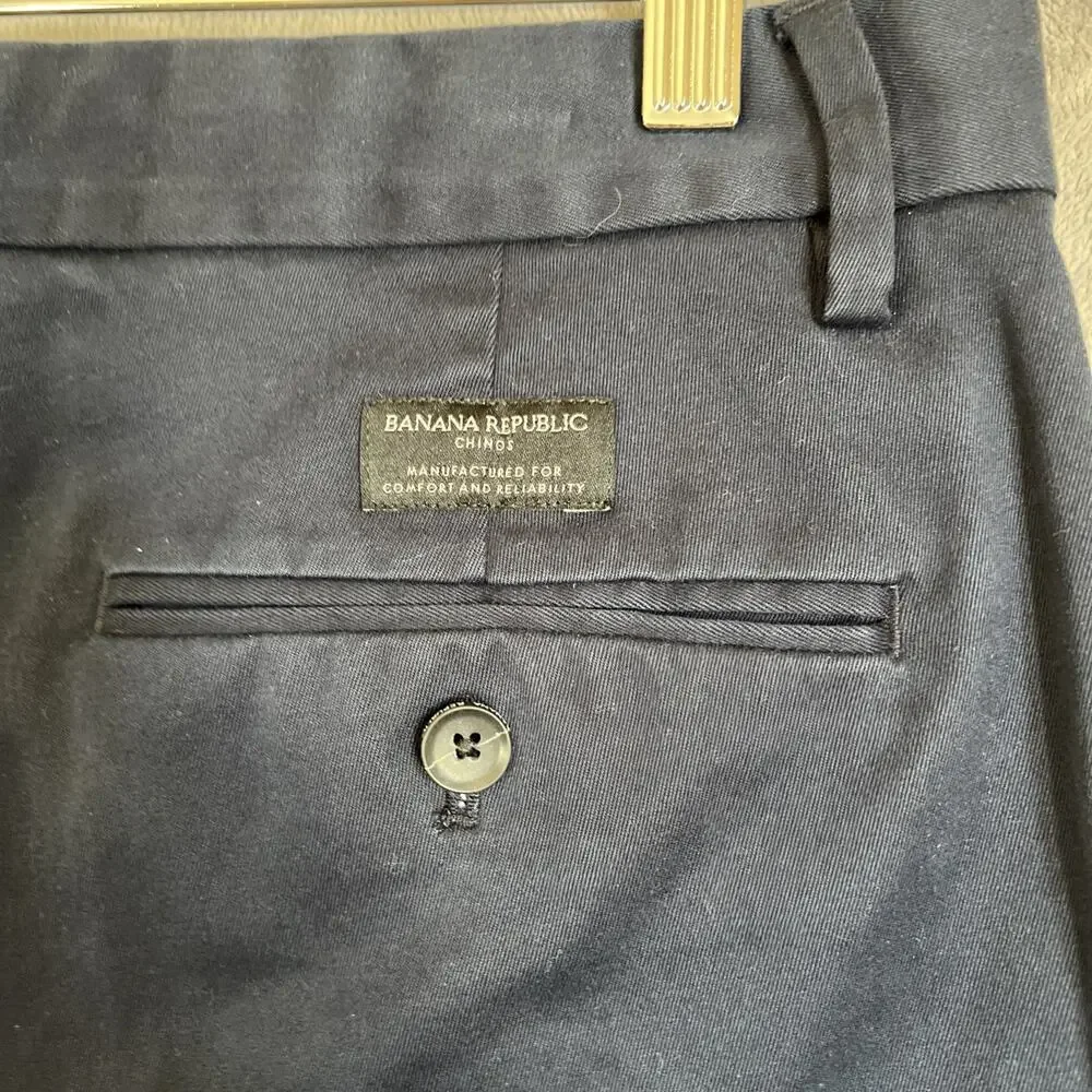 Banana Republic Navy Chinos - Picture 6 of 12